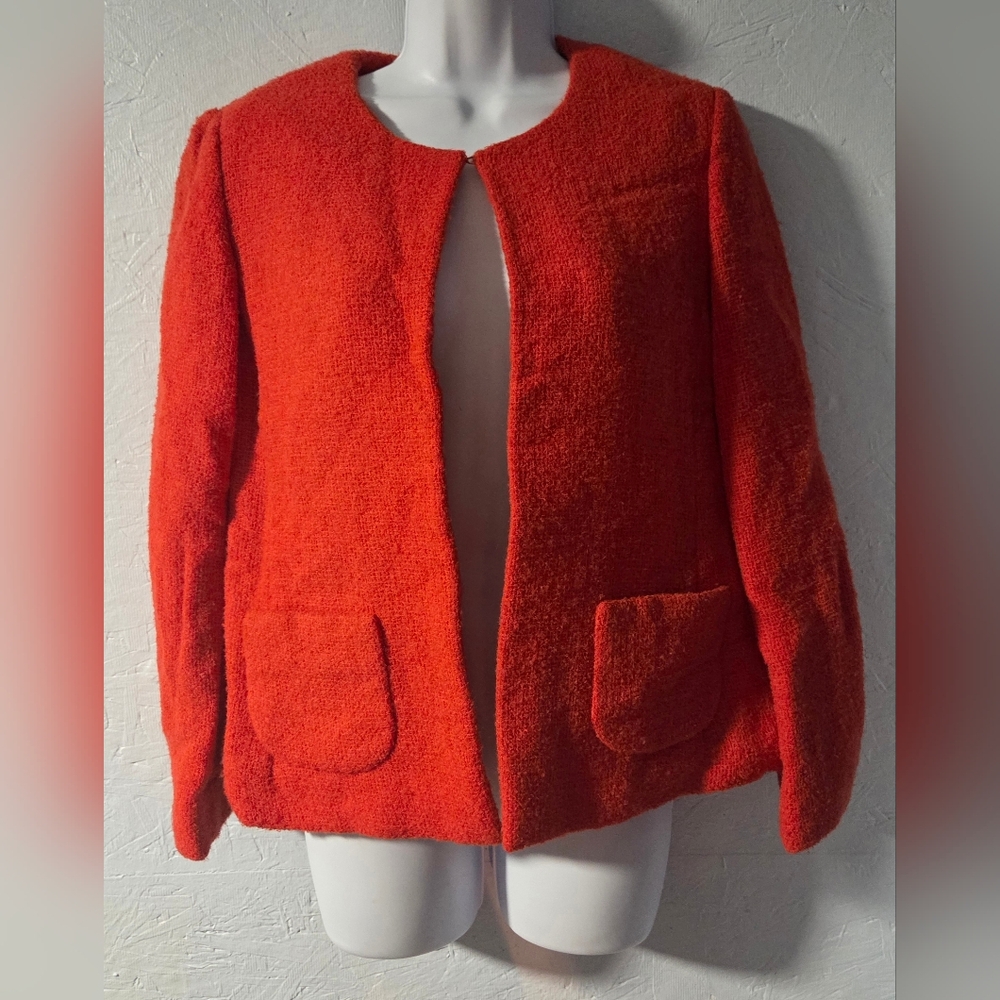 Vintage 60s BH Wragge Red-Orange Blazer - S/M